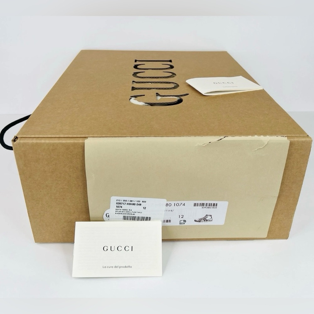 Gucci Tennis 1977 Off The Grid High To Monogram Sneakers UK 12 - US 12.5 - EU 46 - Picture 2 of 10